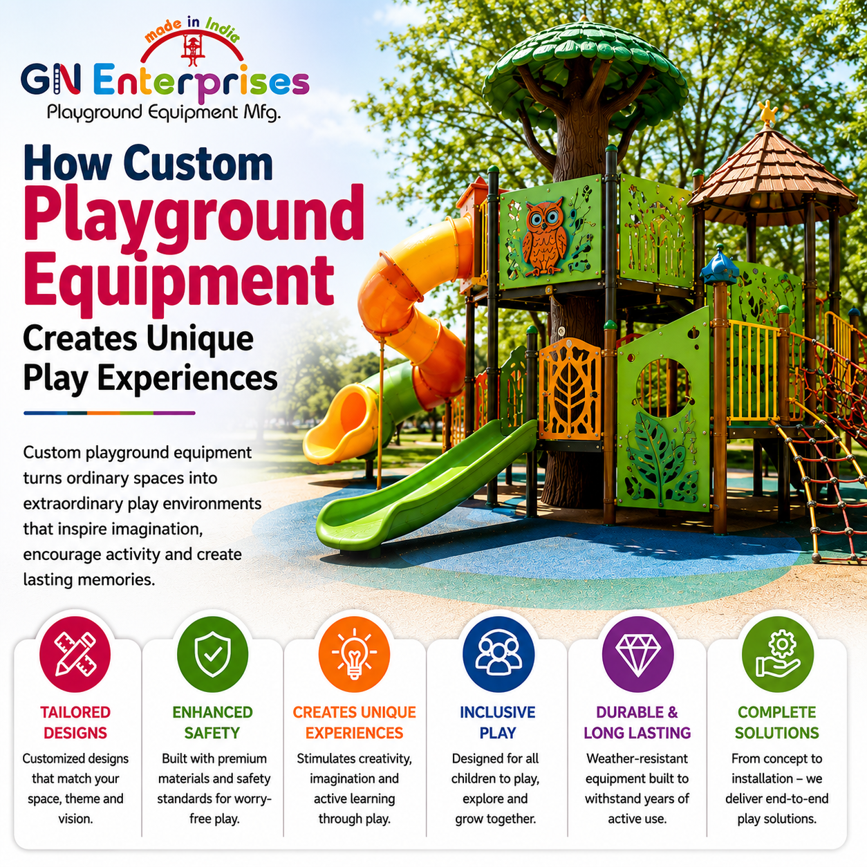 How Custom Playground Equipment Creates Unique Play Experiences