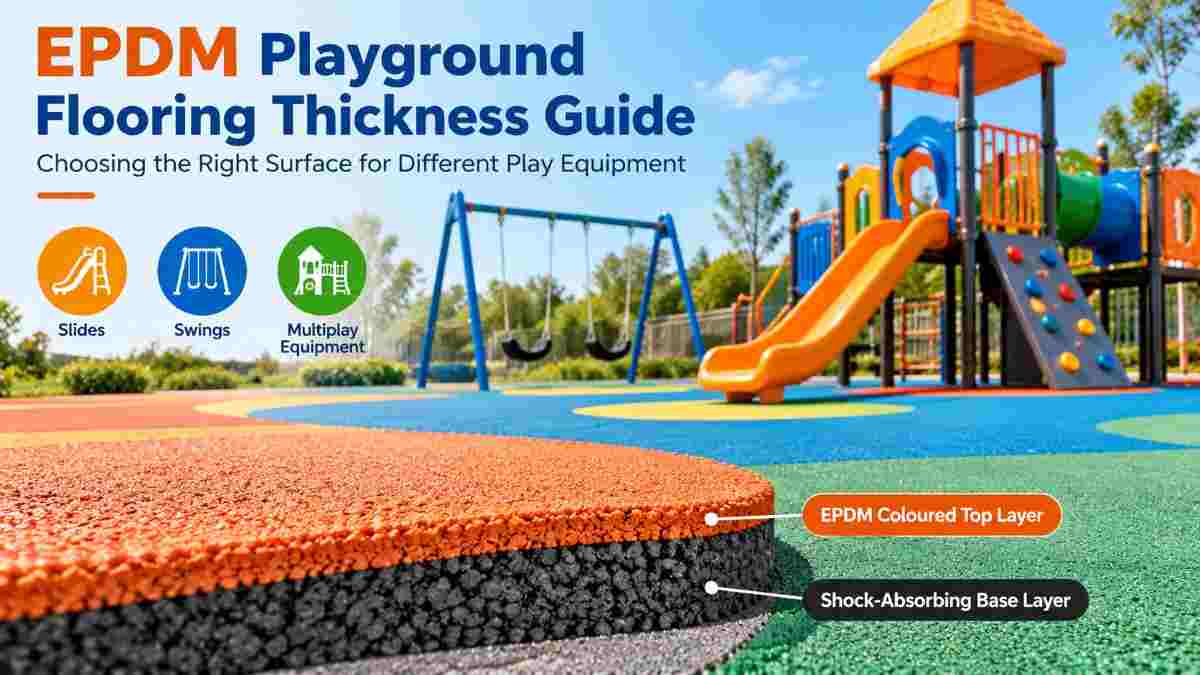 How Do You Choose the Right EPDM Playground Flooring Thickness for Different Play Equipment?