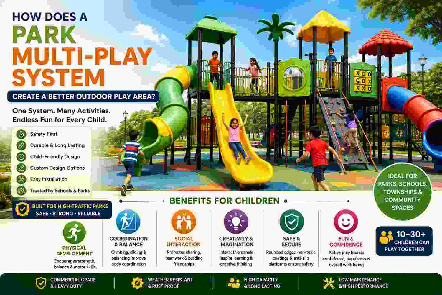 How Does a Park Multi-Play System Create a Better Outdoor Play Area?