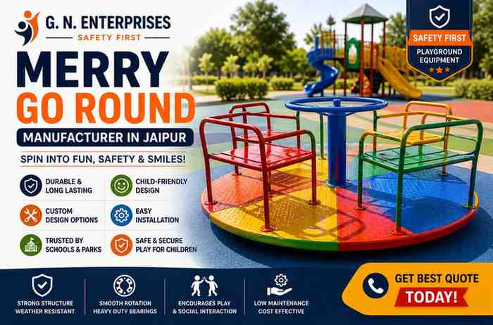 Merry Go Round Manufacturer in Jaipur – Safe & Durable Playground Equipment