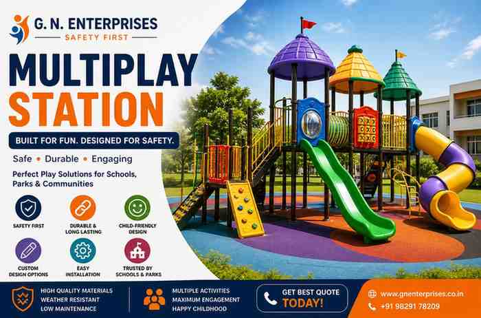 Multiplay Station Manufacturer in Jaipur: A Guide to Smart Playground Design