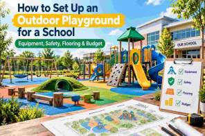 How to Set Up an Outdoor Playground for a School: Equipment, Safety, Flooring & Budget