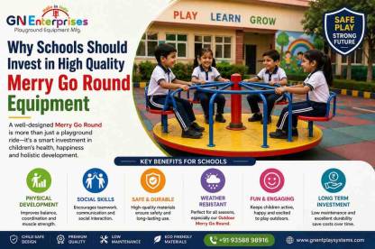 Why Schools Should Invest in High Quality Merry Go Round Equipment