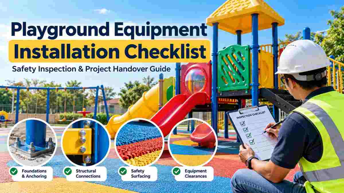 What Should You Inspect Before Accepting a New Playground Equipment Installation?