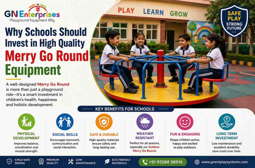 Why Schools Should Invest in High Quality Merry Go Round Equipment